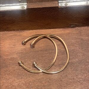 Kendra Scott set of two rose gold bracelets